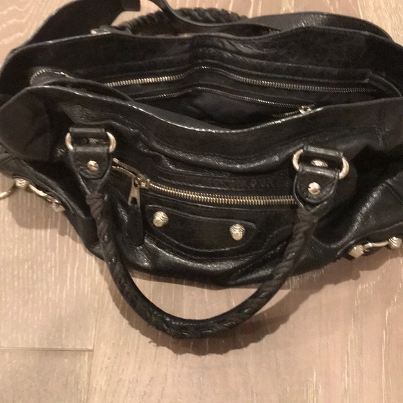 Real black balenciaga studded purse - Picture 4 of 11